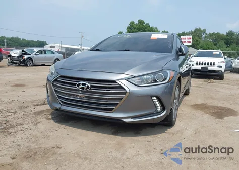 2017 Hyundai Elantra Limited from USA, damaged, VIN KMHD84LF0HU263557